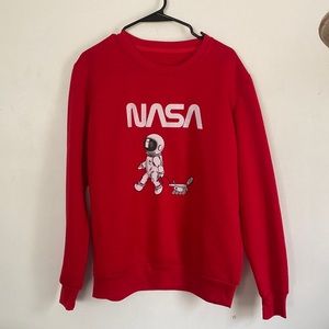 Red nasa sweater
